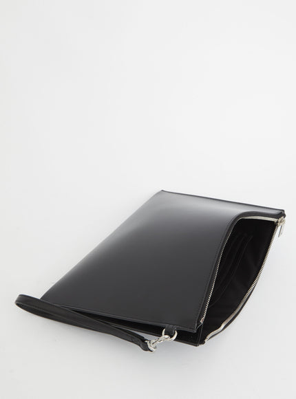 Saint Laurent Ipad Holder In Leather