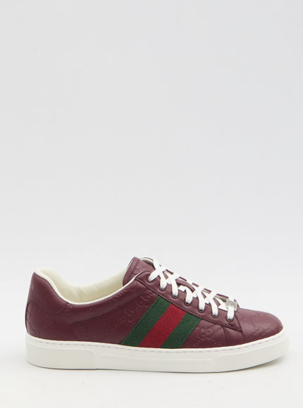 Gucci Ace Sneakers In Red