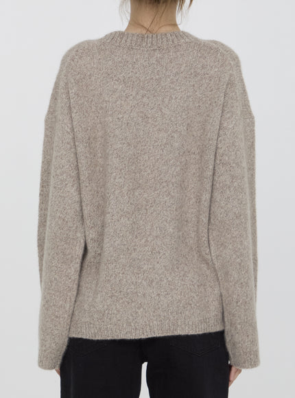 Allude Cashmere and Silk Jumper back view