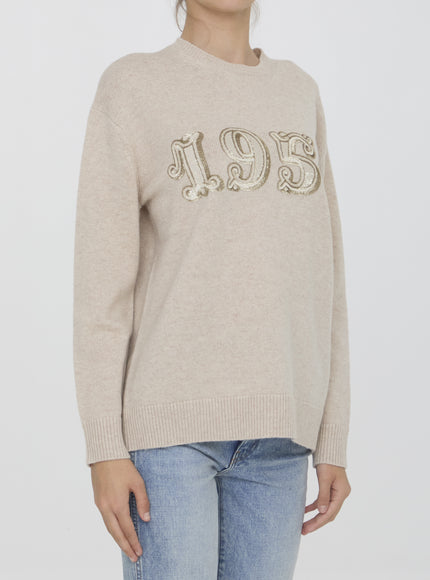 Max Mara Plata Sweater In Beige