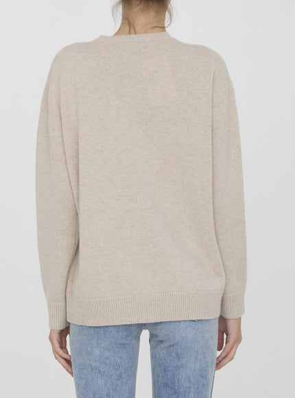 Max Mara Plata Sweater In Beige