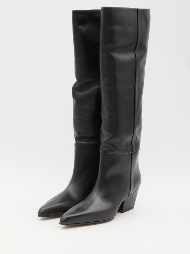 Paris Texas Jane Knee-High Leather Boots