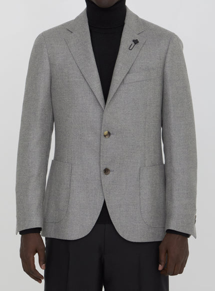 Lardini Men's Cashmere Single-Breasted Jacket