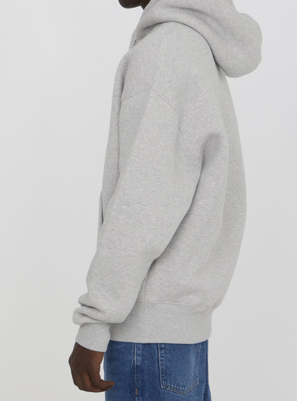 Ami Paris Ami De Coeur grey hoodie side profile