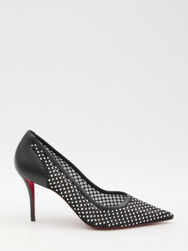 Christian Louboutin Apostropha Mesh Strass Pumps