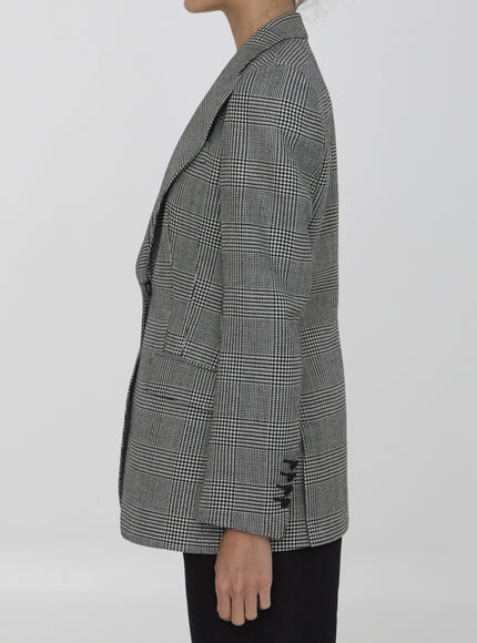 Dolce & Gabbana Prince of Wales Check Virgin Wool Blazer