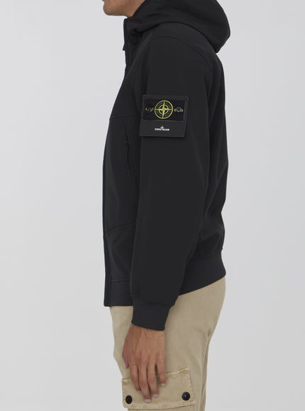 Stone Island Soft Shell-R Jacket With E-Dye Technology