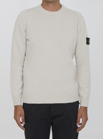 Stone Island wool sweater front view