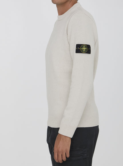 Stone Island wool sweater side view