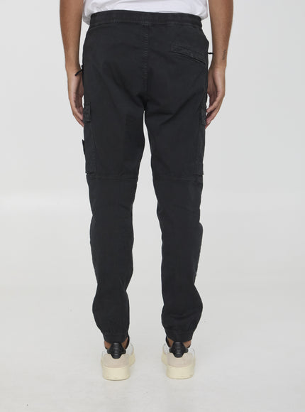 Stone Island cotton pants, back view, casual wear