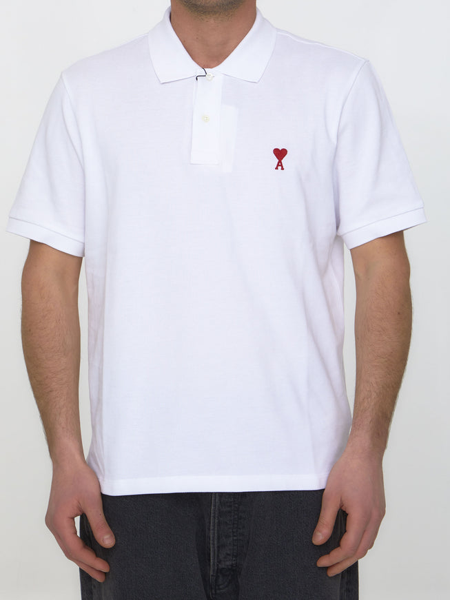 Ami Paris Ami De Coeur Polo Shirt