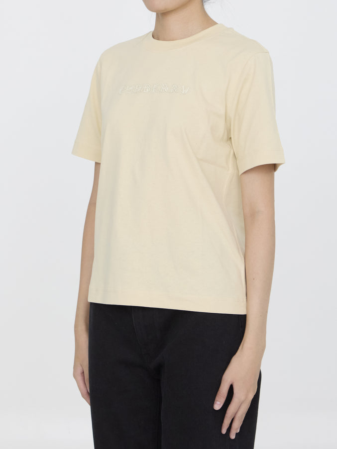 Burberry T-shirt With Paisley Logo