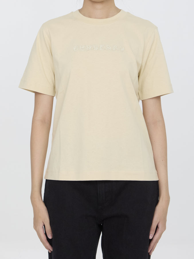 Burberry T-shirt With Paisley Logo