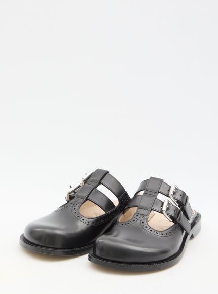 Loewe Campo Mary Jane Mule in Black