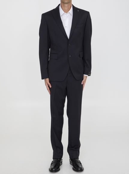 Tagliatore two-piece suit in virgin wool, front view