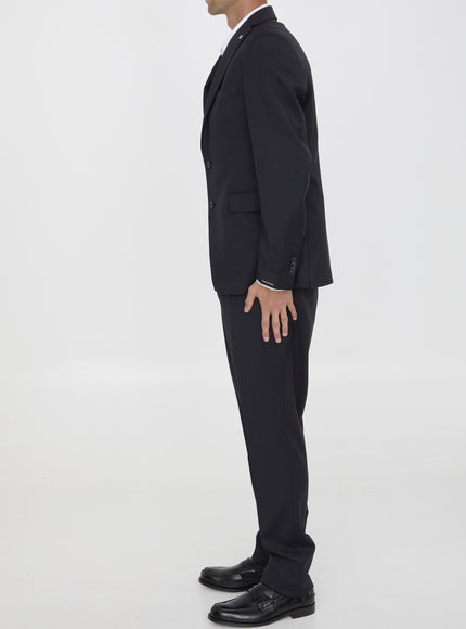 Tagliatore two-piece suit in virgin wool, side view