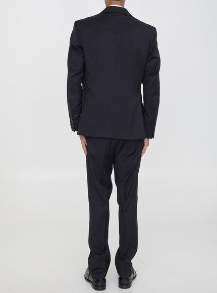 Tagliatore two-piece suit in virgin wool, back view