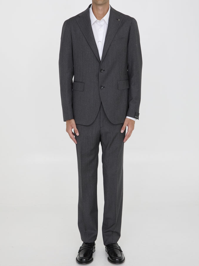 Tagliatore Two-piece Suit In Virgin Wool