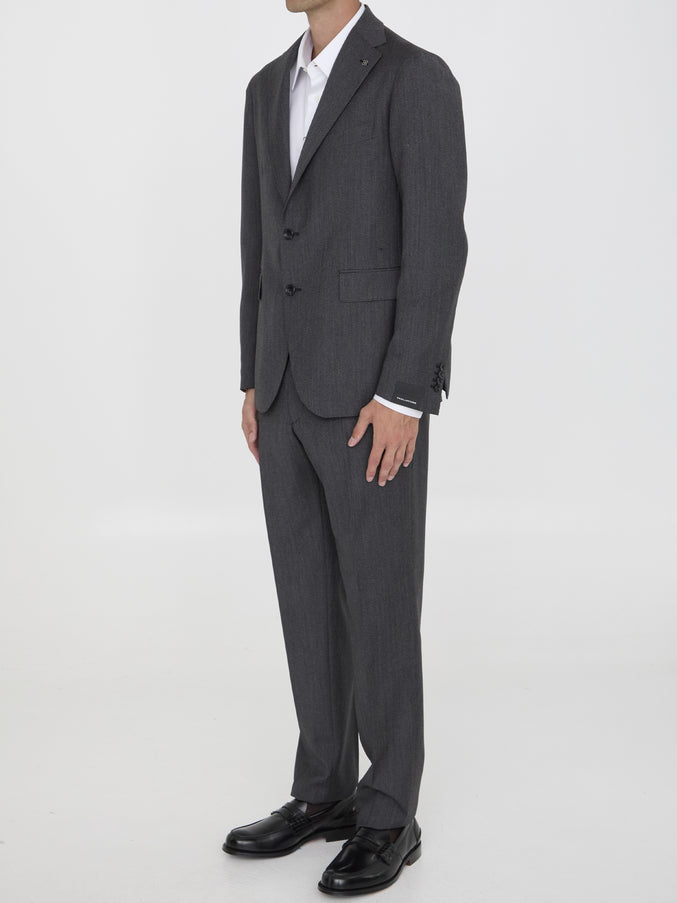 Tagliatore Two-piece Suit In Virgin Wool