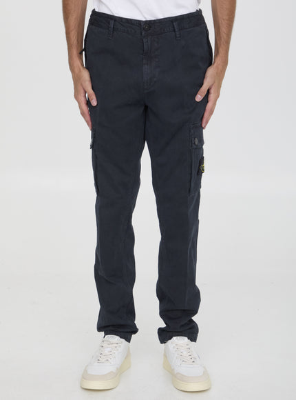 Stone Island men's slim fit pants front view