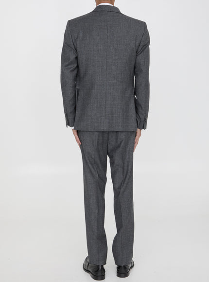 Tagliatore Two-piece Suit In Gray Virgin Wool