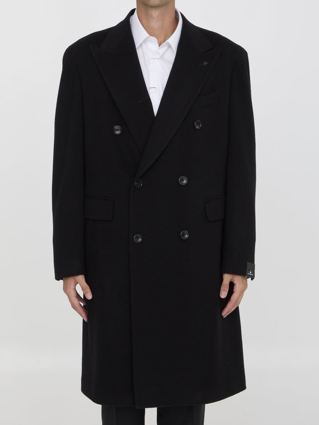 Tagliatore Double-breasted London Coat front view