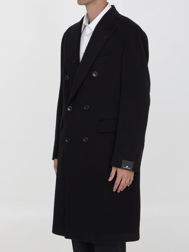 Tagliatore Double-breasted London Coat angled view