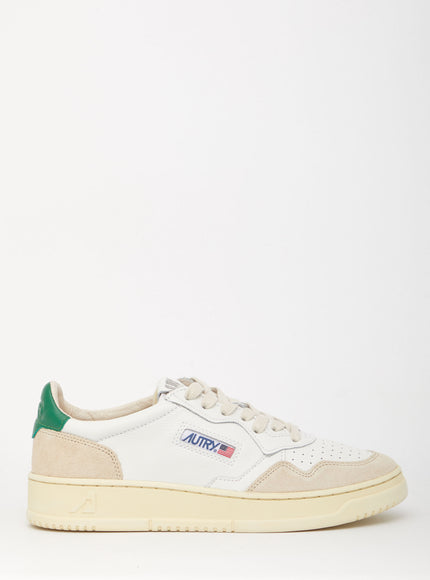 Autry Medalist Sneakers with Green Heel