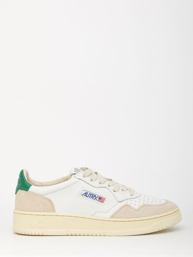 Autry Medalist Sneakers with Green Heel