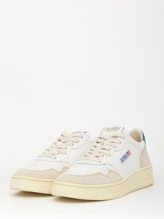 Autry Medalist Sneakers with Green Heel