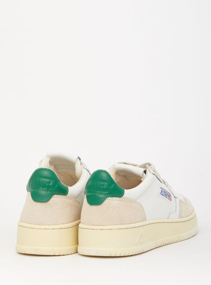 Autry Medalist Sneakers with Green Heel