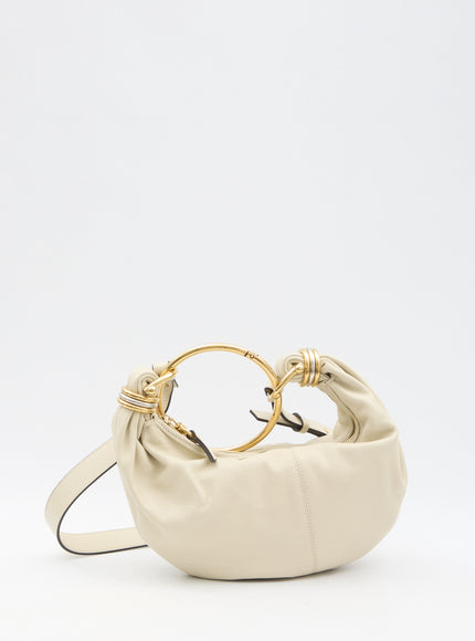 Chloe Small Bracalet Beige Leather Hobo Bag