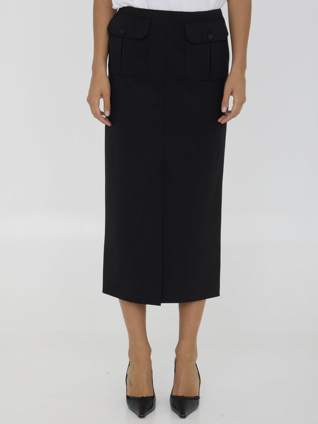 Chloe Midi Skirt In Black