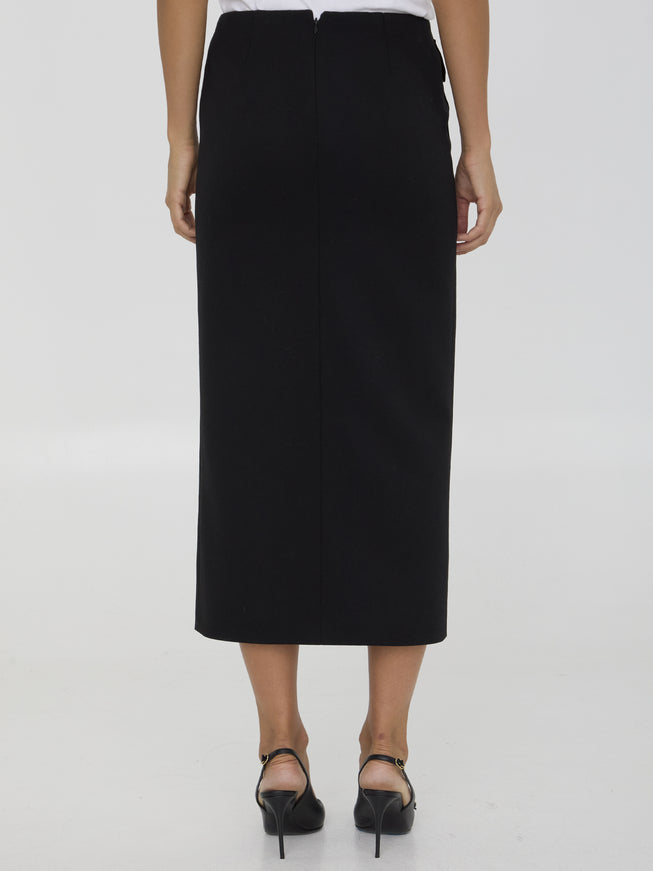 Chloe Midi Skirt In Black