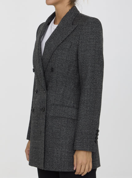 Dolce & Gabbana grey wool jacket side view