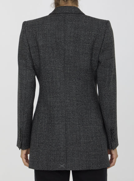 Dolce & Gabbana grey wool jacket back view