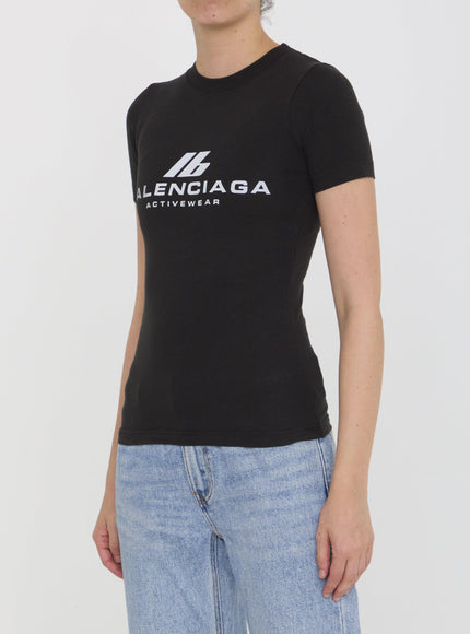 Balenciaga Activewear T-shirt in Black - Ellie Belle