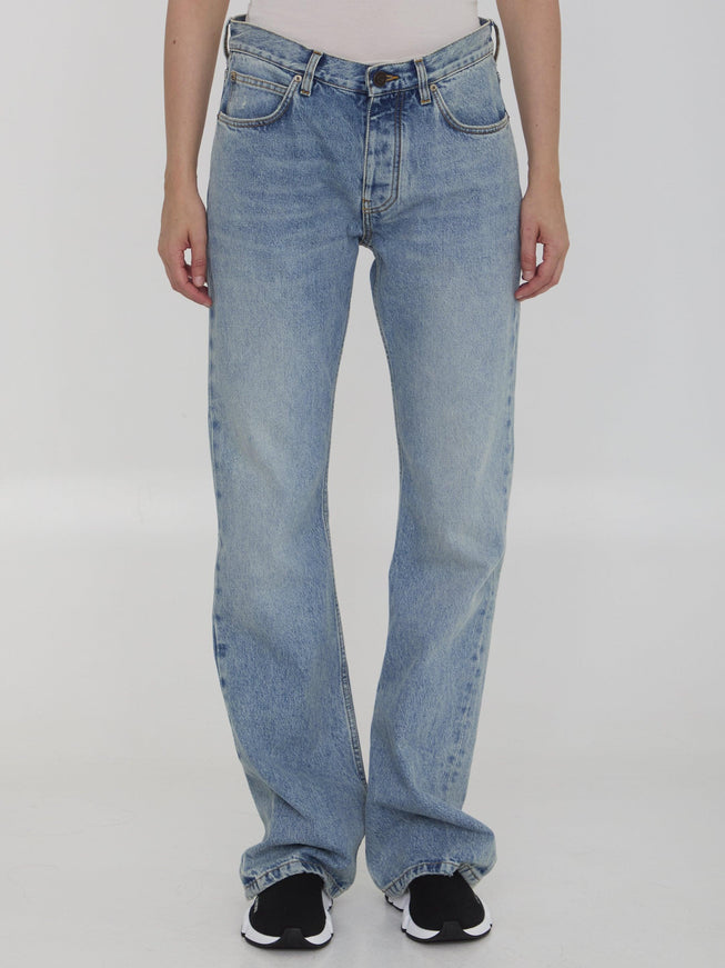 Balenciaga Low Waist Straight Jeans - Ellie Belle