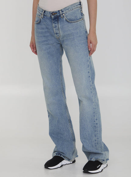 Balenciaga Low Waist Straight Jeans - Ellie Belle