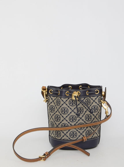 Tory Burch T Monogram Mini Bucket Bag - Ellie Belle