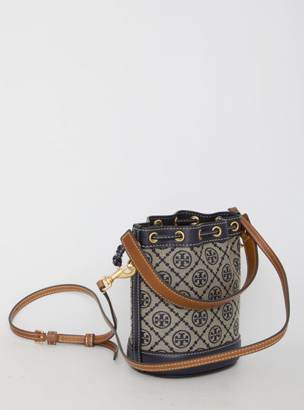 Tory Burch T Monogram Mini Bucket Bag - Ellie Belle