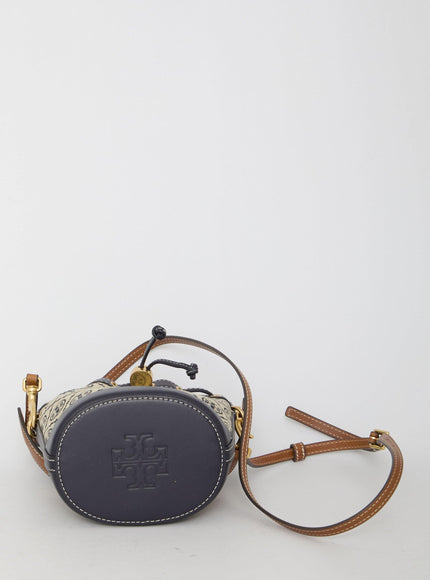 Tory Burch T Monogram Mini Bucket Bag - Ellie Belle