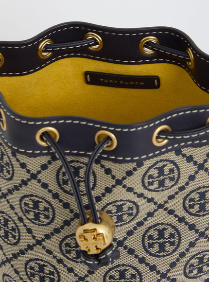 Tory Burch T Monogram Mini Bucket Bag - Ellie Belle