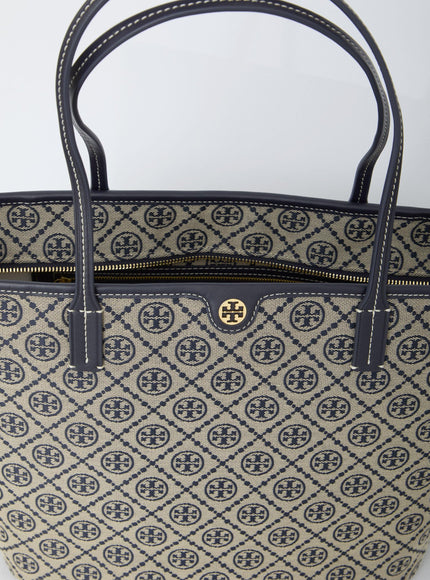 Tory Burch T Monogram Zip Tote Bag - Ellie Belle