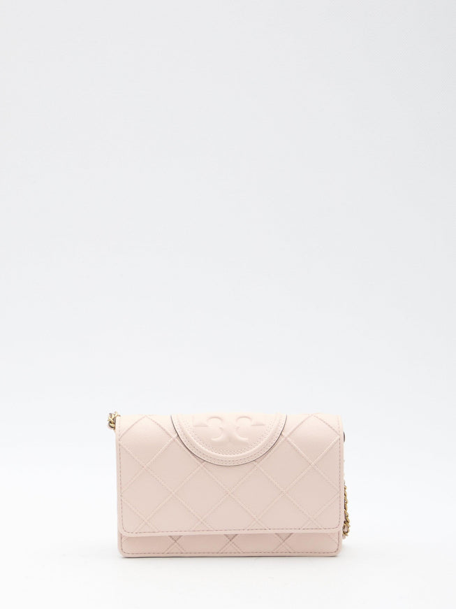 Tory Burch Fleming Soft Grained Chain Wallet - Ellie Belle