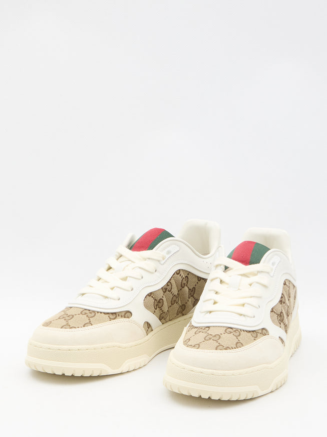 Gucci Gucci Re-web Sneakers In White