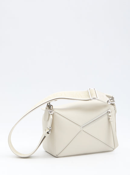 Loewe Small Puzzle Bag In White