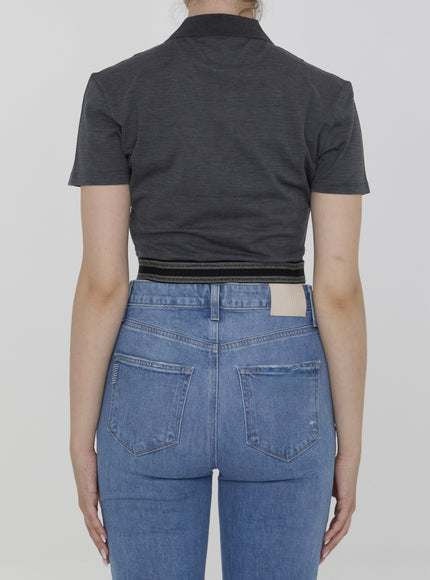 Loewe Cropped Polo Shirt