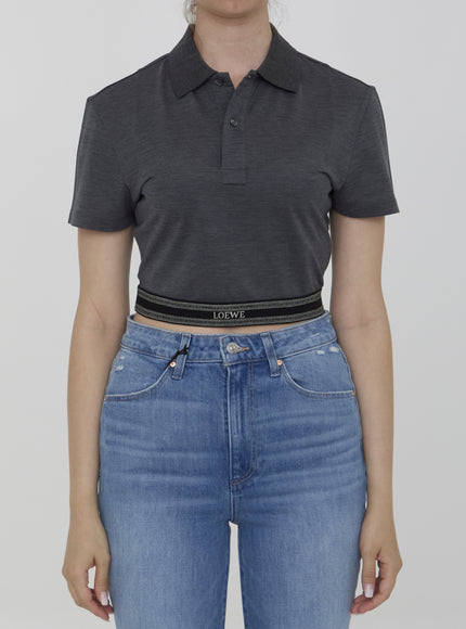 Loewe Cropped Polo Shirt