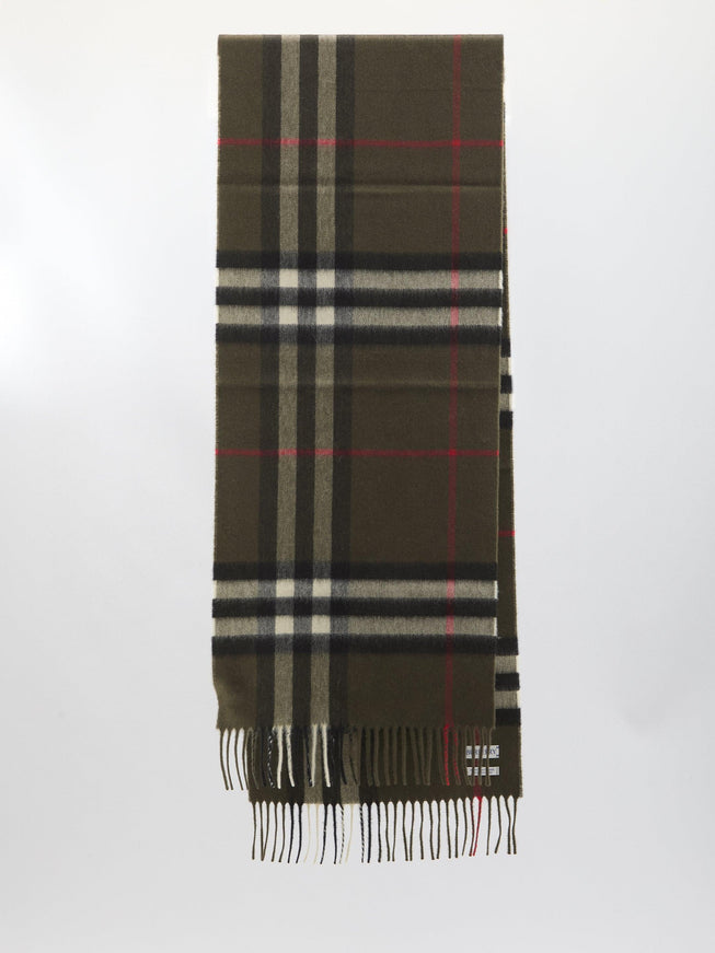 Burberry Wide Check Cashmere Scarf - Ellie Belle